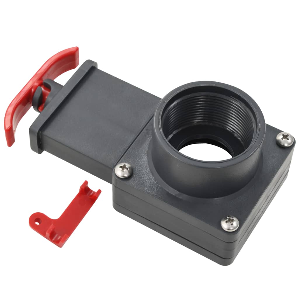 Bassengportsventil 2 stk 1,5" vidaXL
