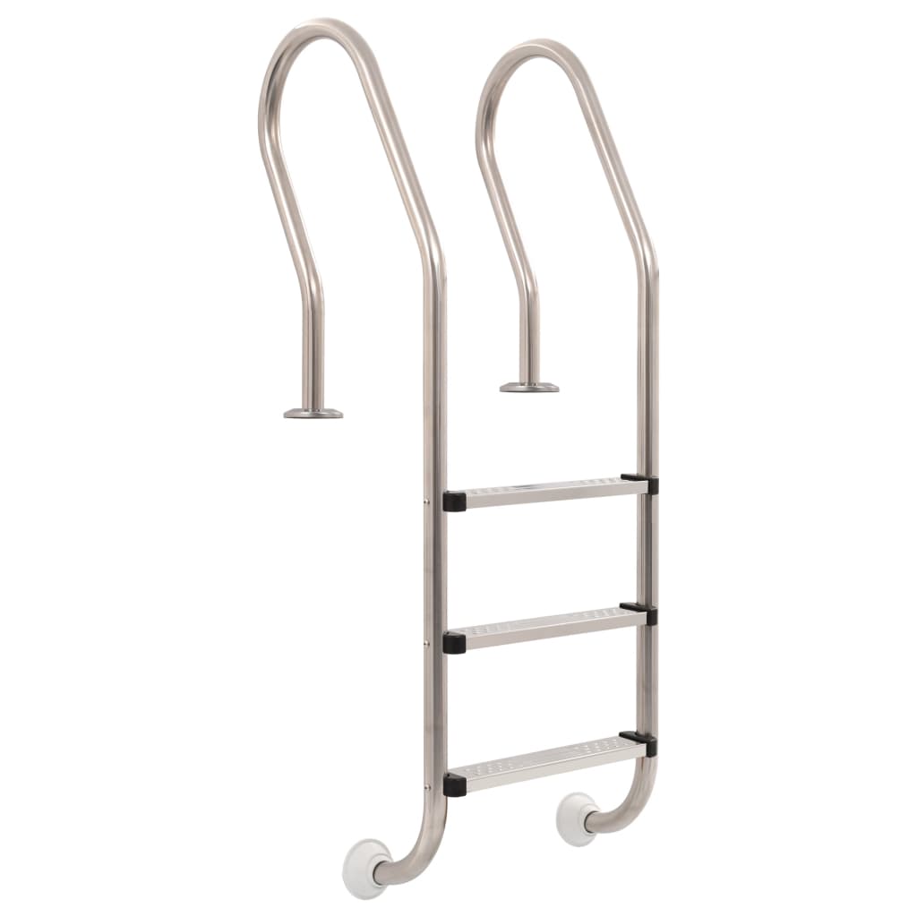 Bassengstige 3 trinn rustfritt stål 304 120 cm