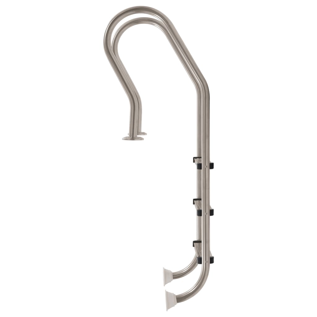 Bassengstige 3 trinn rustfritt stål 304 120 cm