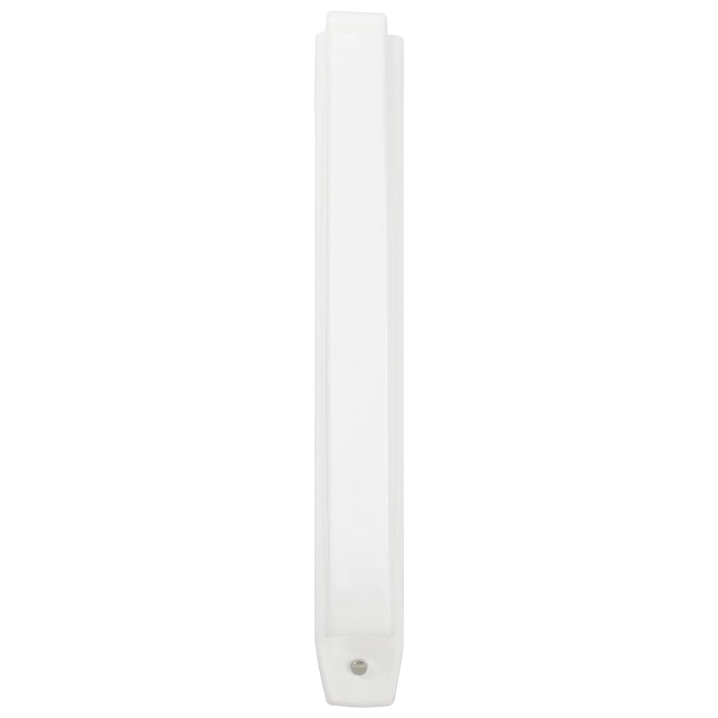 Veggmontert urinal innsynsskjerm hvit