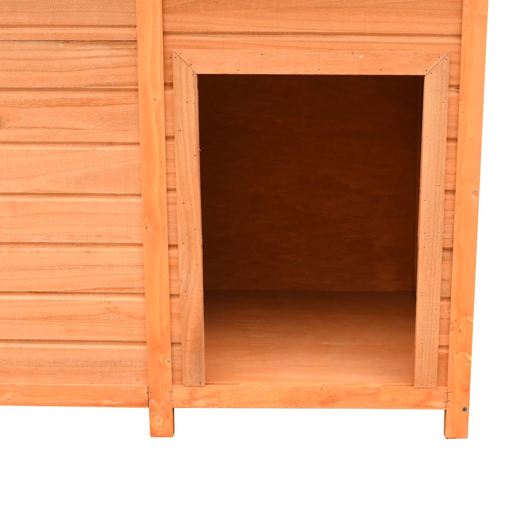 Hundehus heltre furu & gran 120x77x86 cm vidaXL