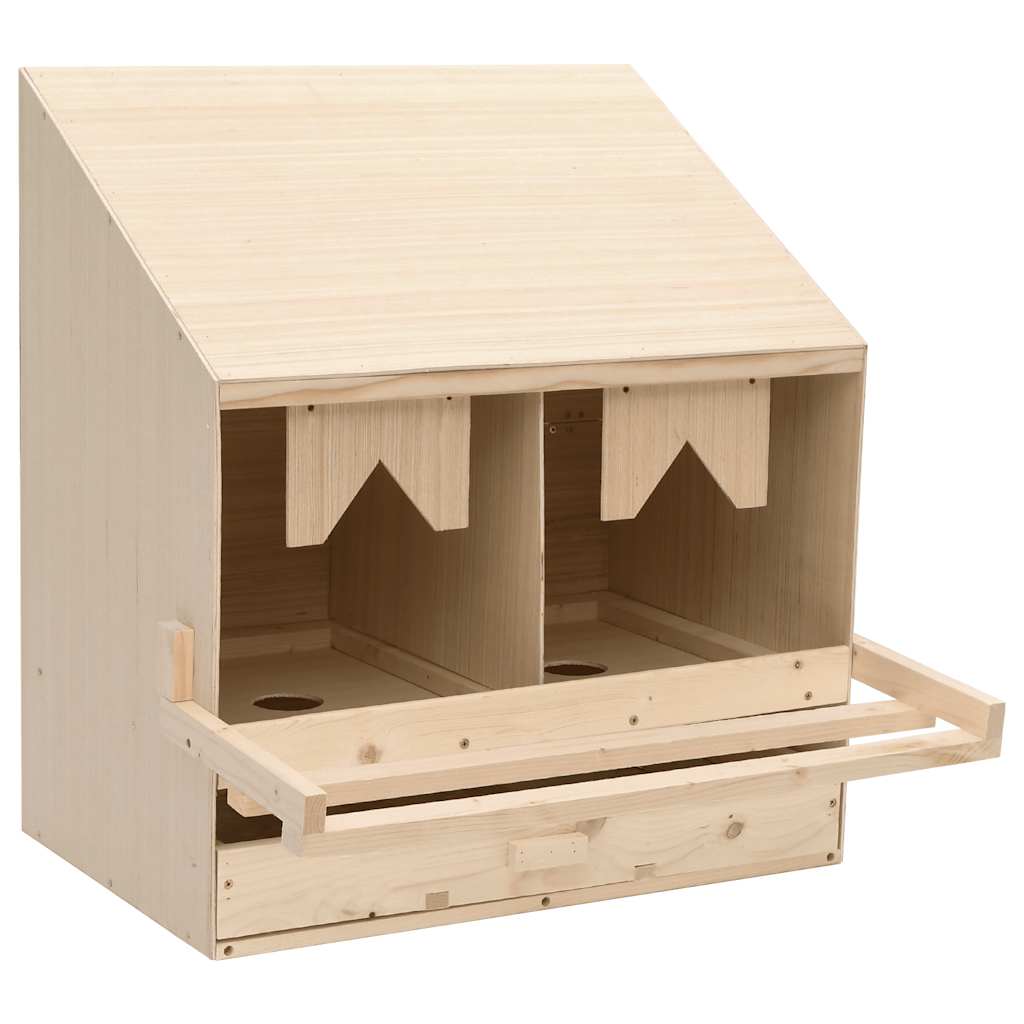 Hekkeboks 2 rom 63x40x65 cm heltre furu