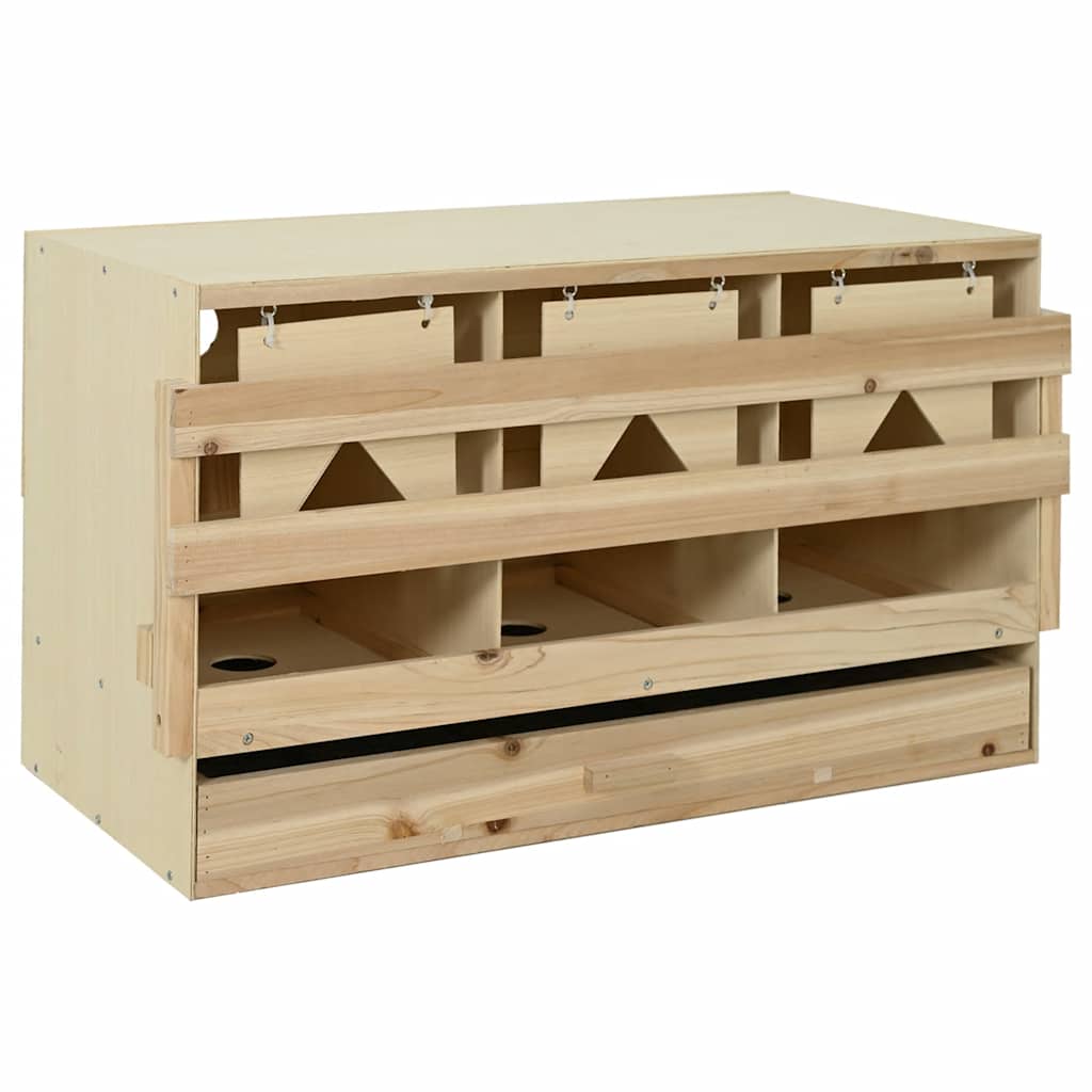 Hekkeboks 3 rom 96x40x45 cm heltre furu
