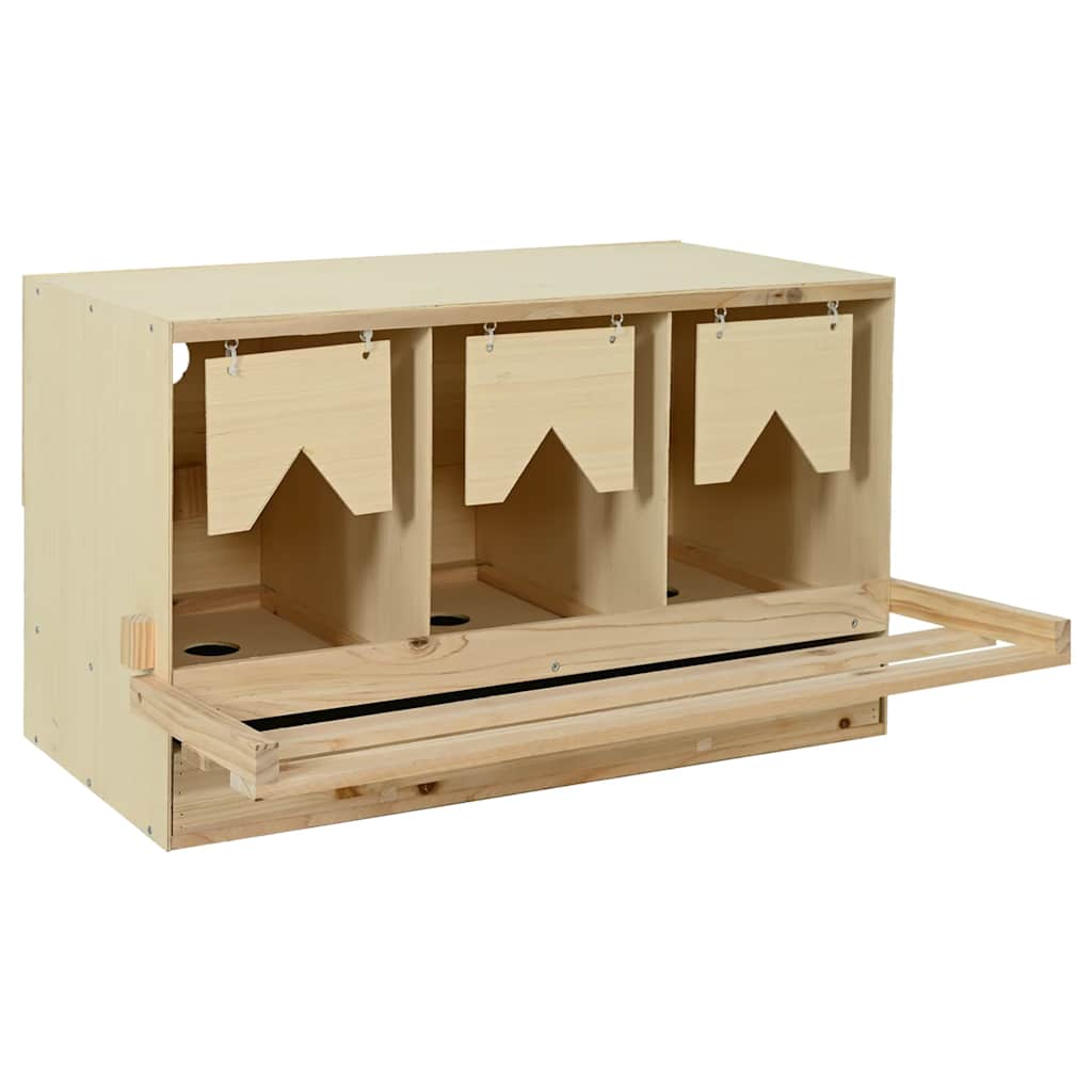 Hekkeboks 3 rom 96x40x45 cm heltre furu