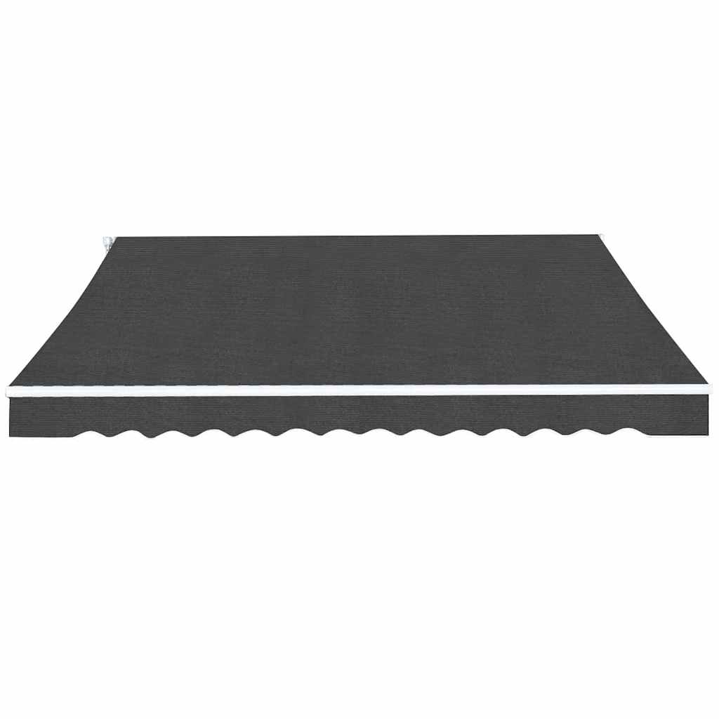 Foldbar markise manuell 500 cm antrasitt