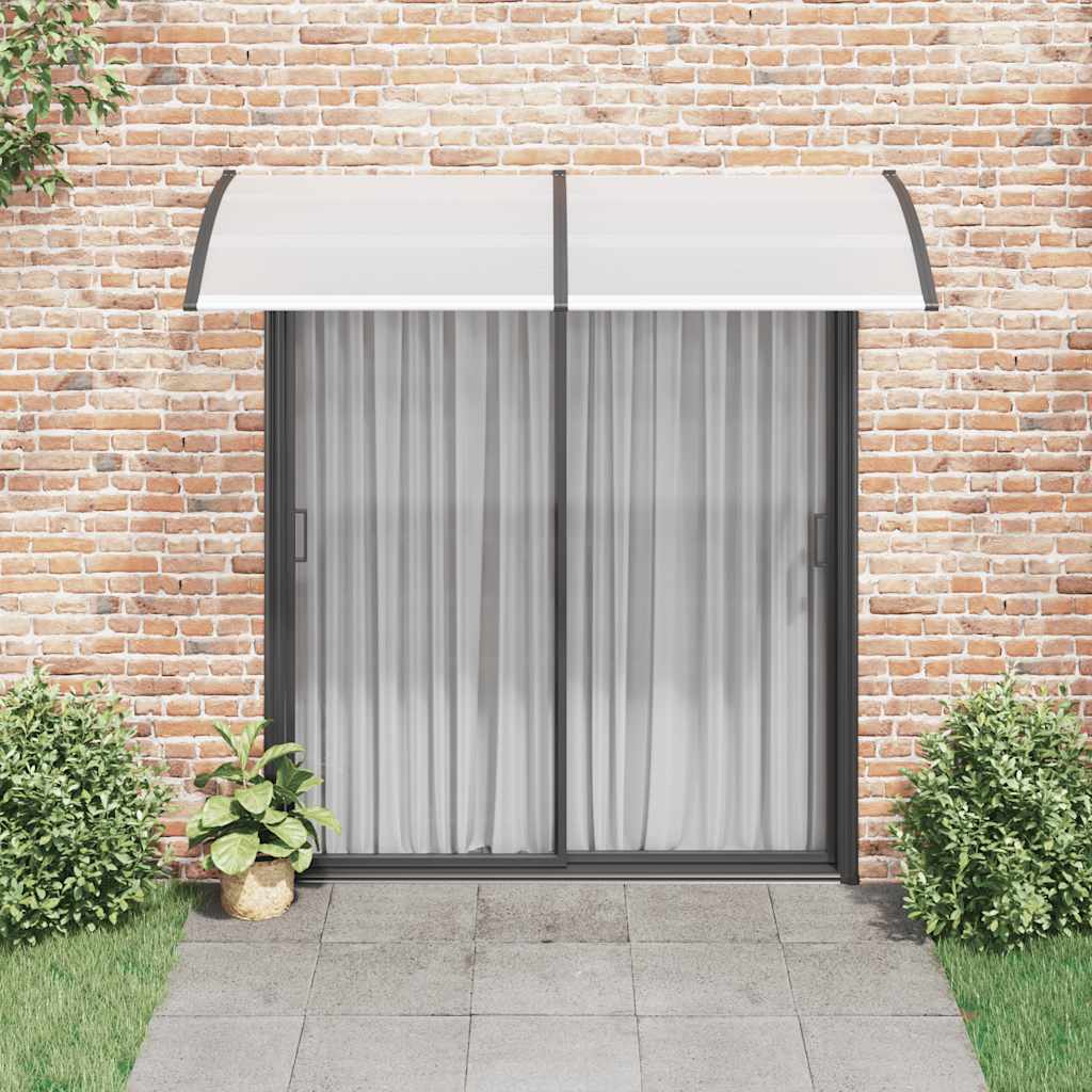 Skjermtak svart 200x100 cm PC