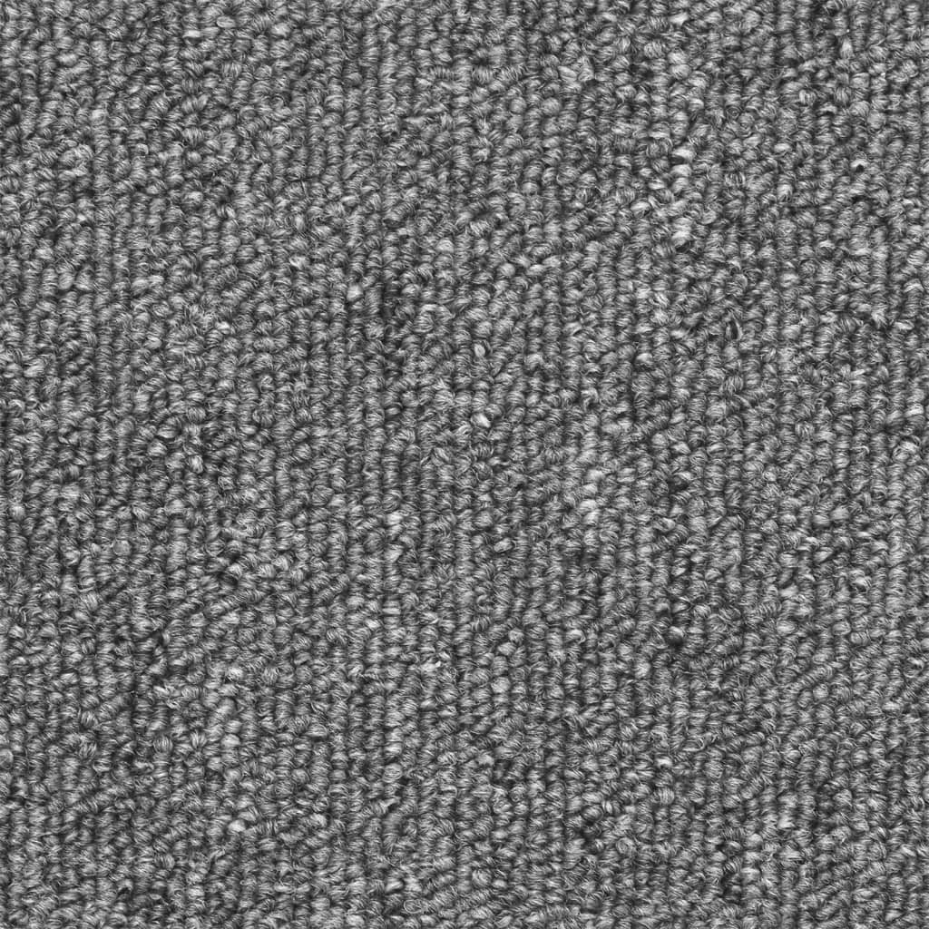 Trappematter 15 stk 56x17x3 cm mørkegrå halvrund