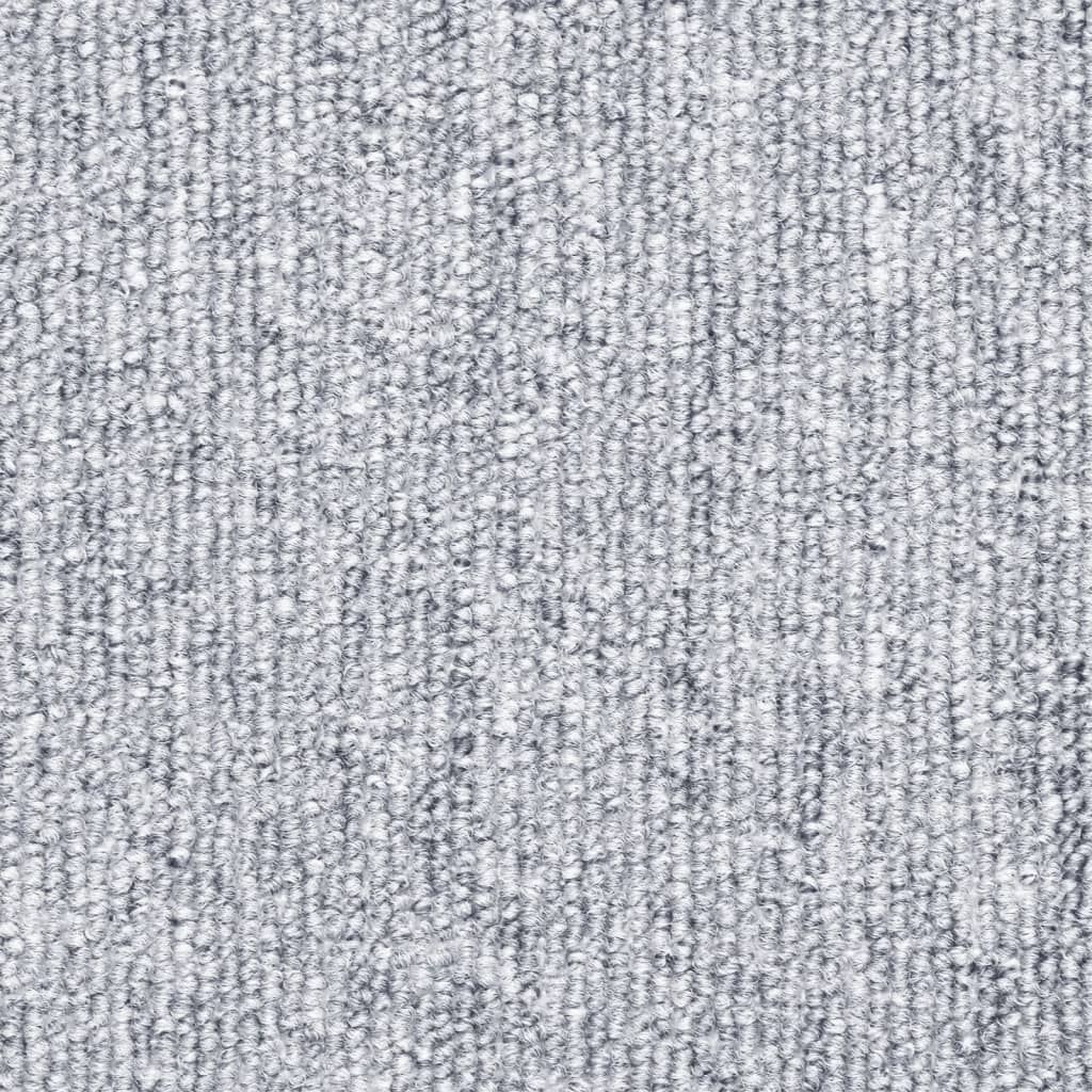 Trappematter lys grå 15 stk 56x17x3 cm