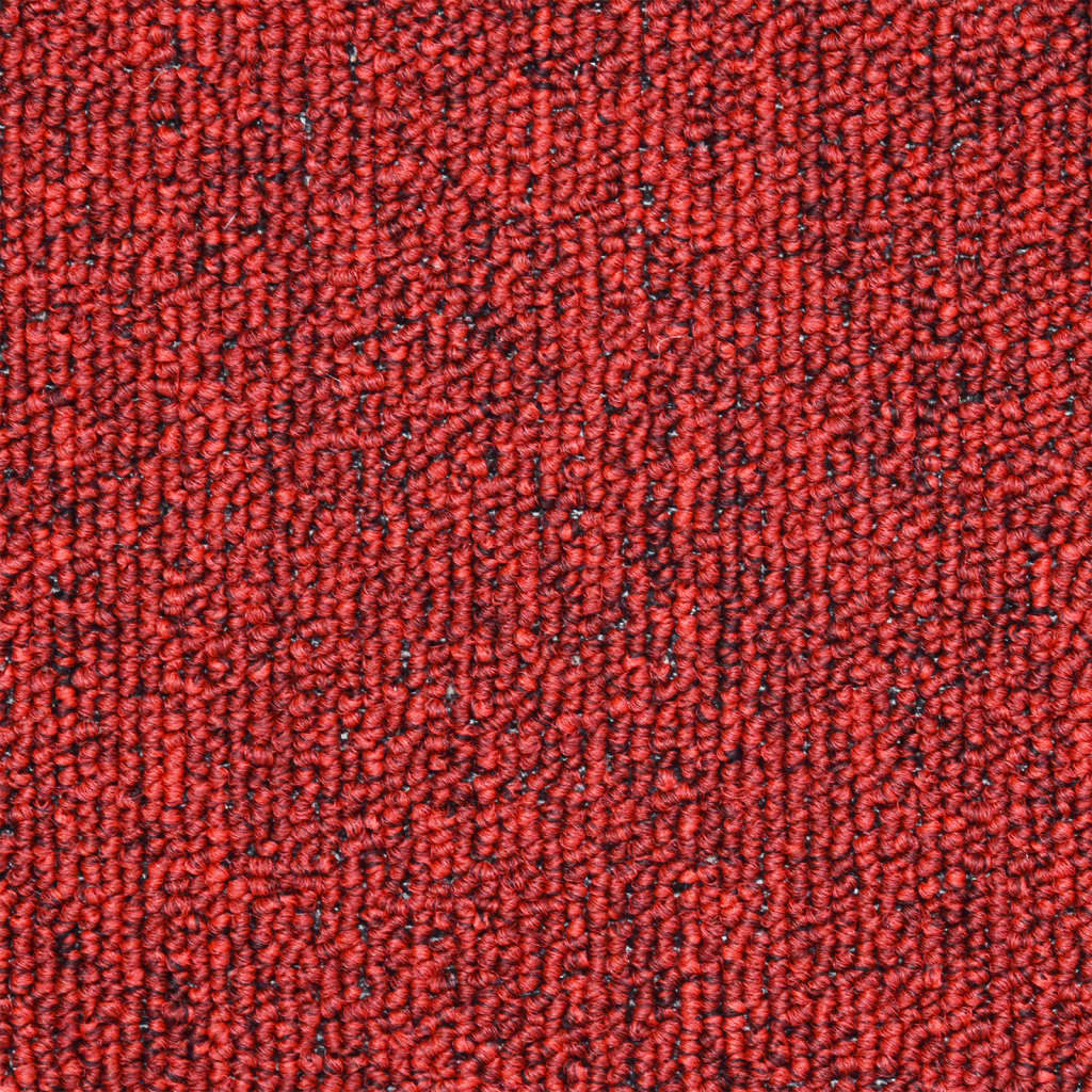 Trappematter 15 stk 56x17x3 cm rød halvrund