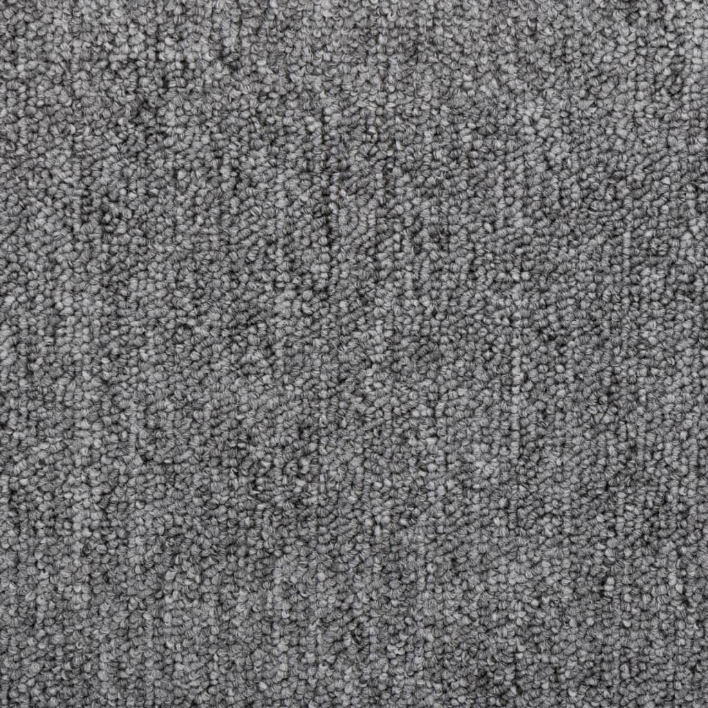 Trappematter 15 stk 65x24x4 cm mørkegrå halvrund store