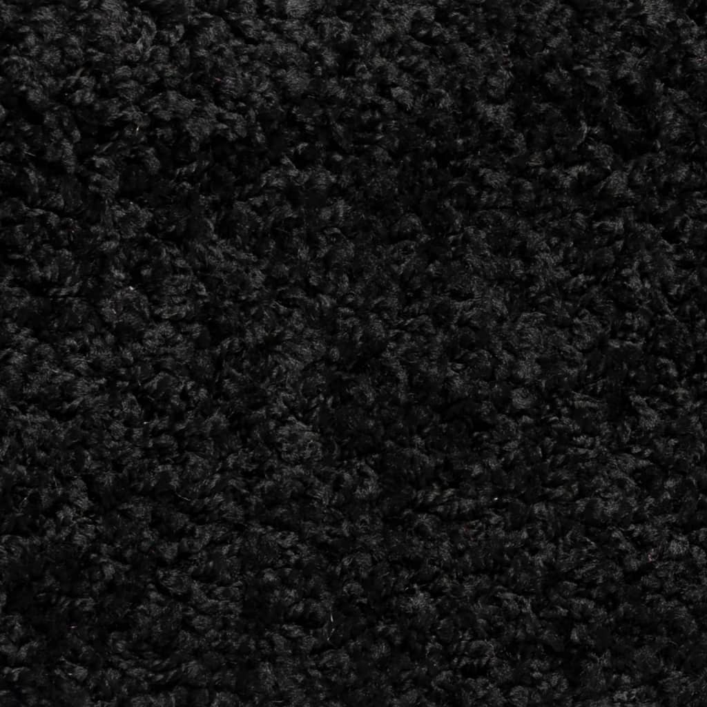 Trappematter 15 stk 56x17x3 cm svarte halvrund