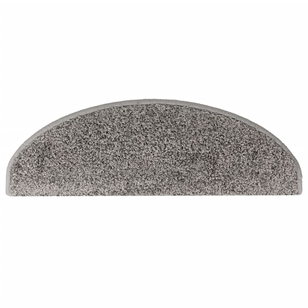 Trappematter 15 stk 65x21x4 cm grå halvrund store
