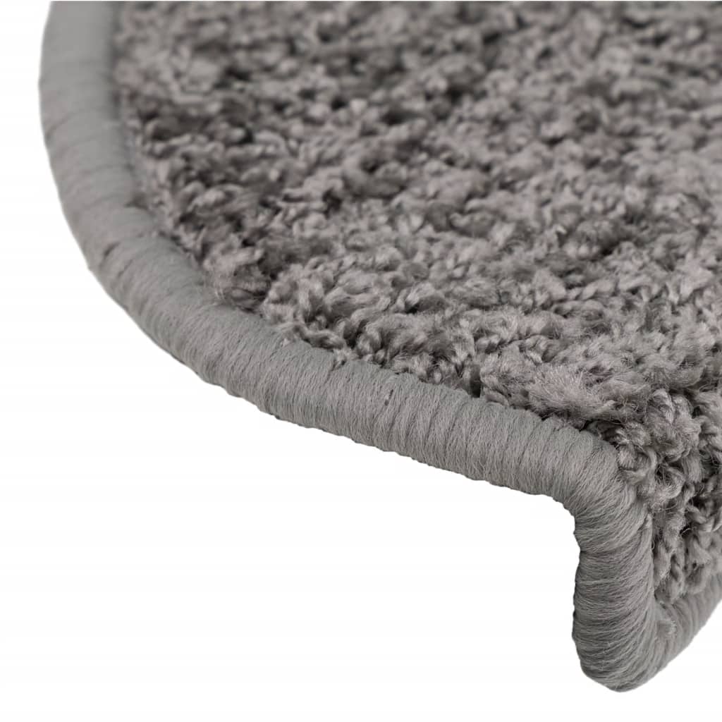 Trappematter 15 stk 65x21x4 cm grå halvrund store
