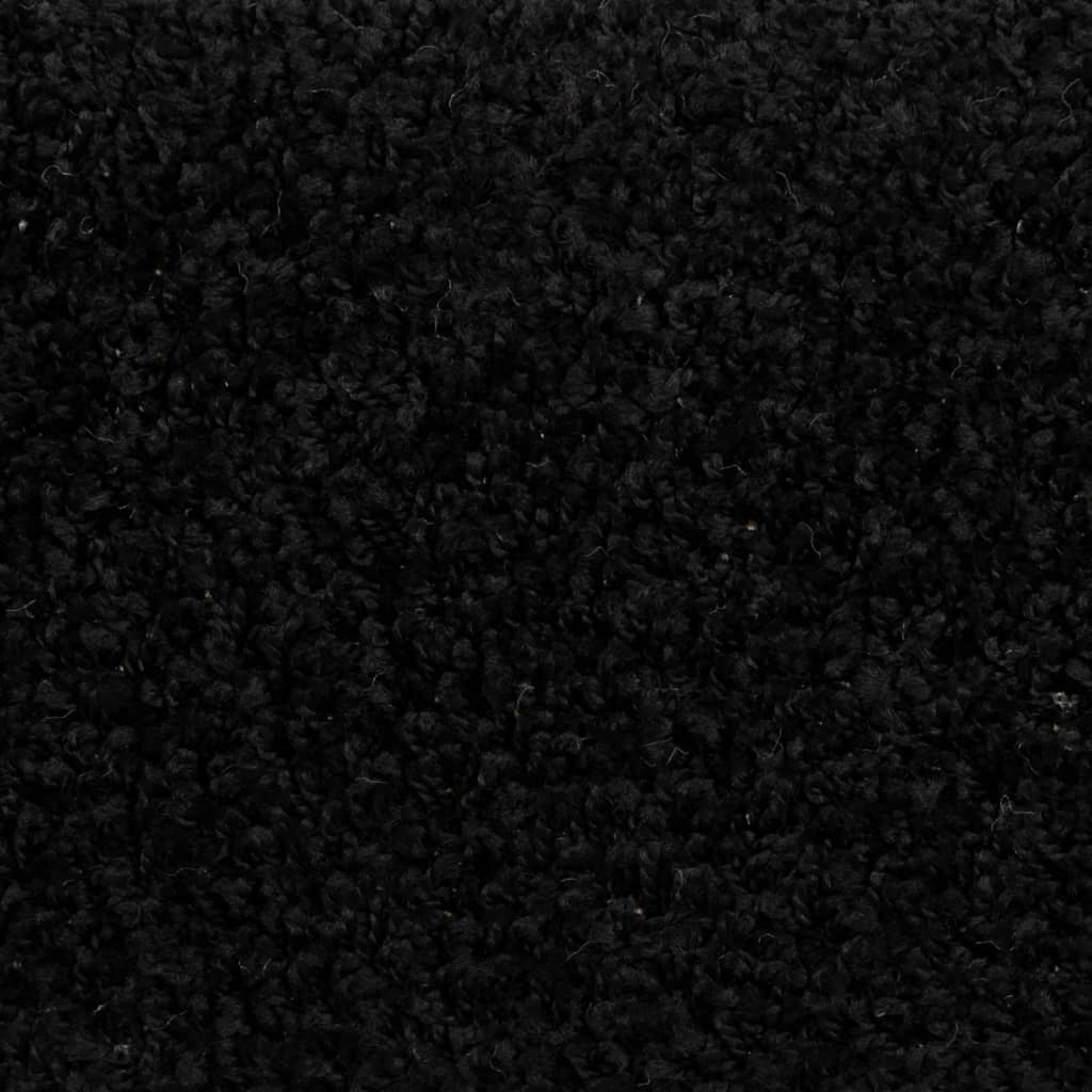 Trappematter 15 stk 65x21x4 cm svarte halvrund store