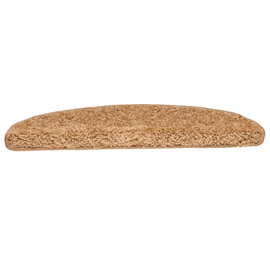Trappematter 15 stk 65x21x4 cm beige halvrund store