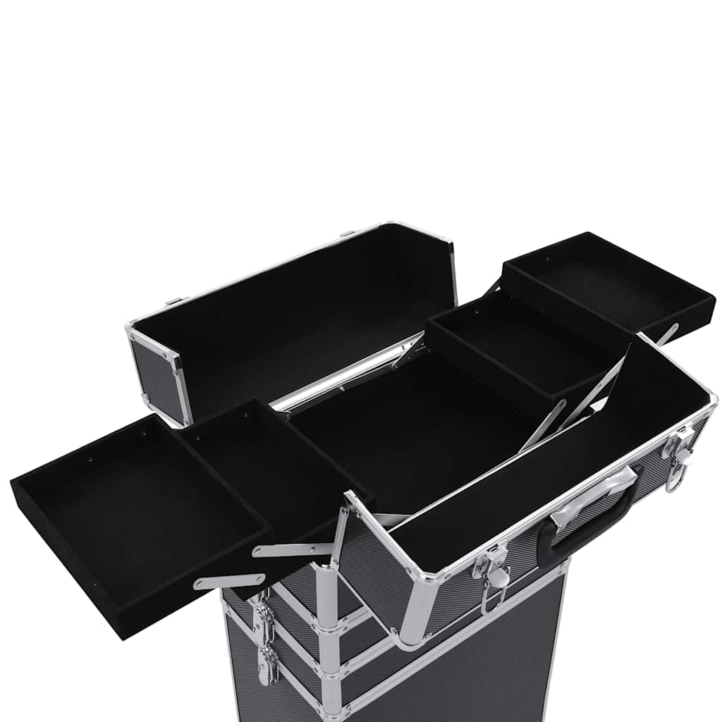 Sminketralle aluminium svart