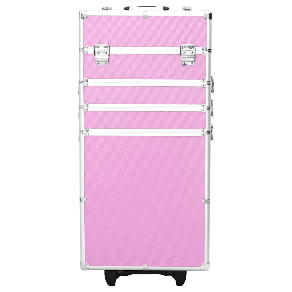Sminketralle aluminium rosa