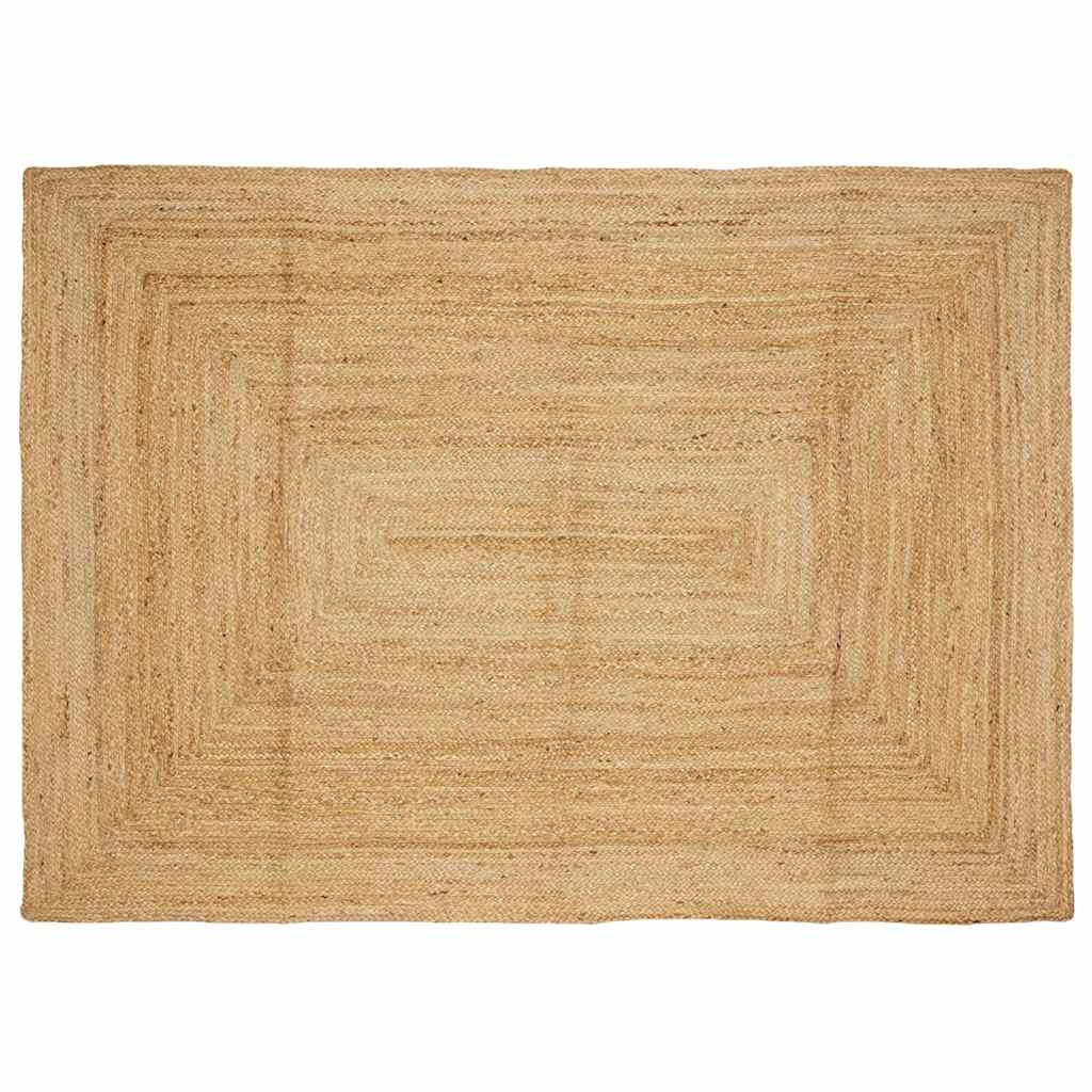 Håndlaget teppe jute naturlig 160x230 cm