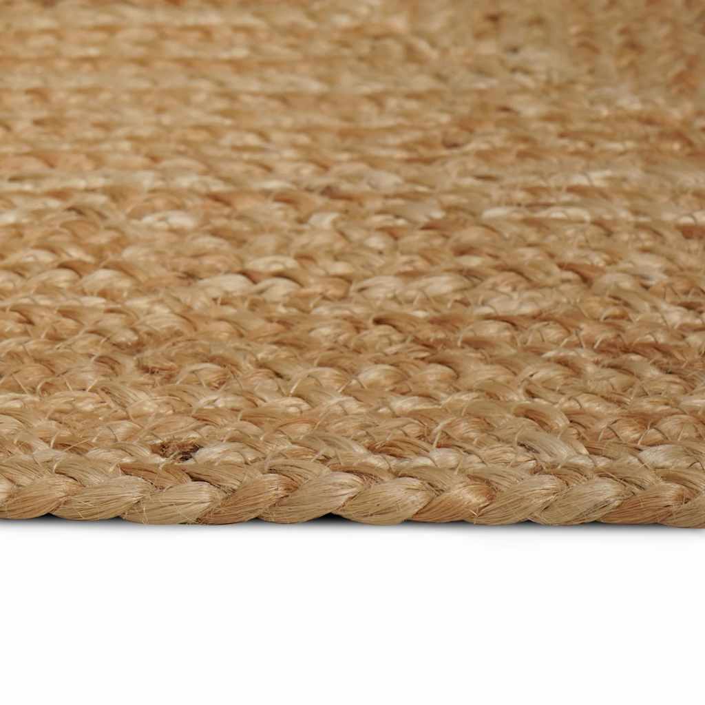 Håndlaget teppe jute naturlig 160x230 cm