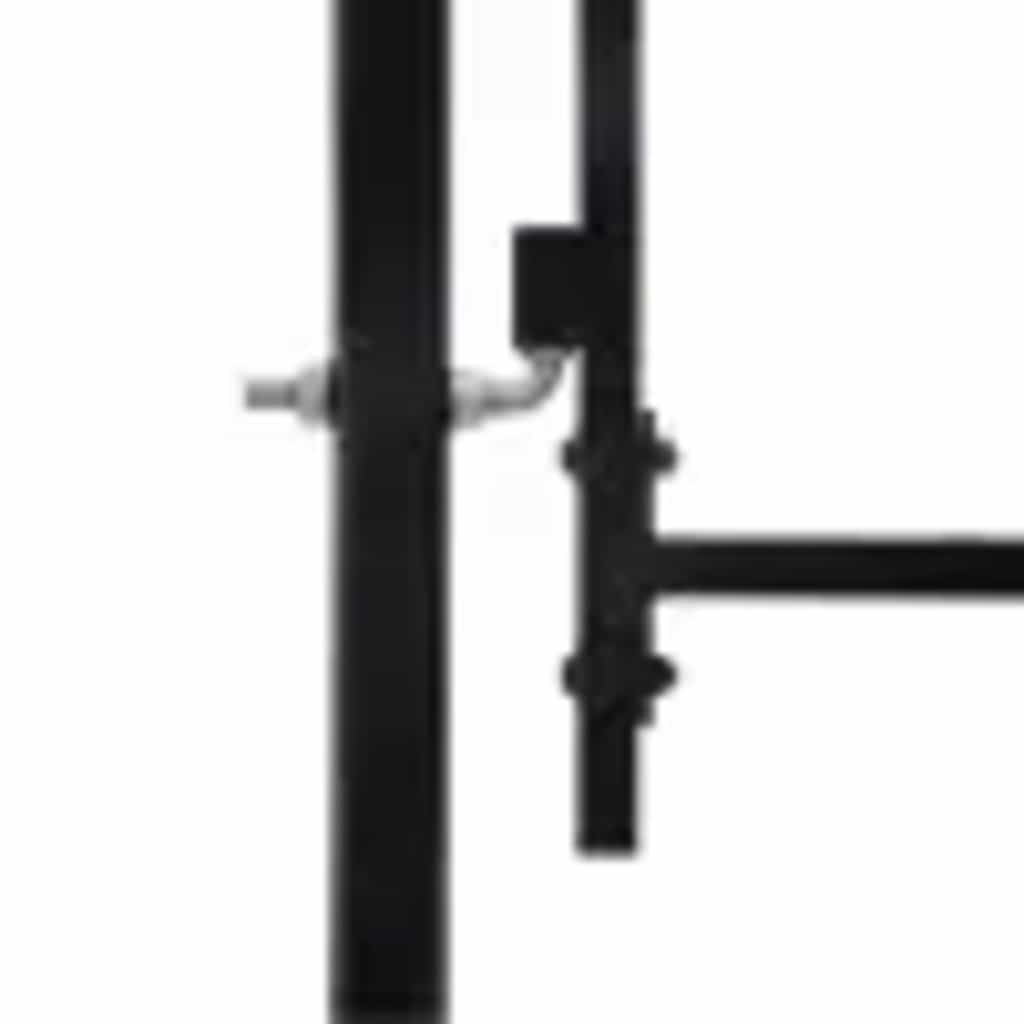 Dobbeldørsgjerdeport Woerden med spydtopp 400x149,5 cm