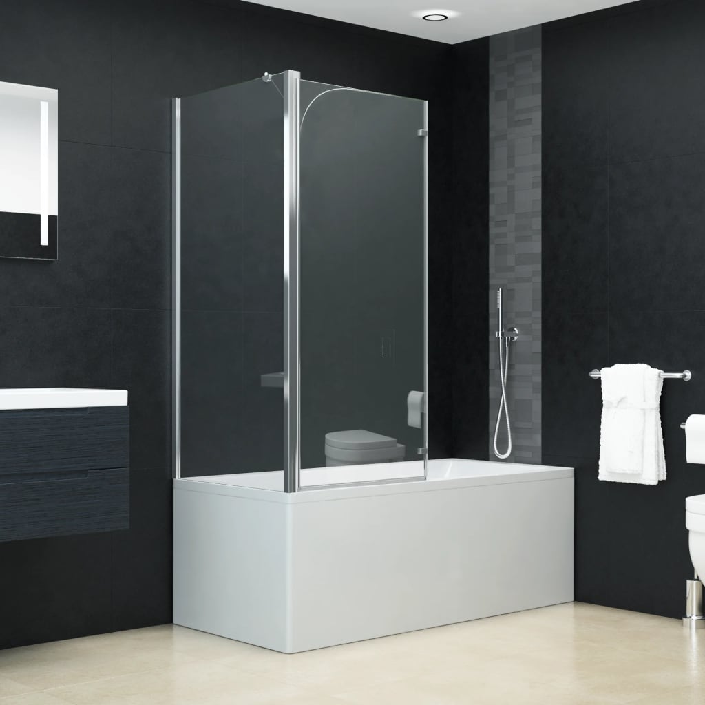 Leddet dusjkabinett ESG 120x68x130 cm