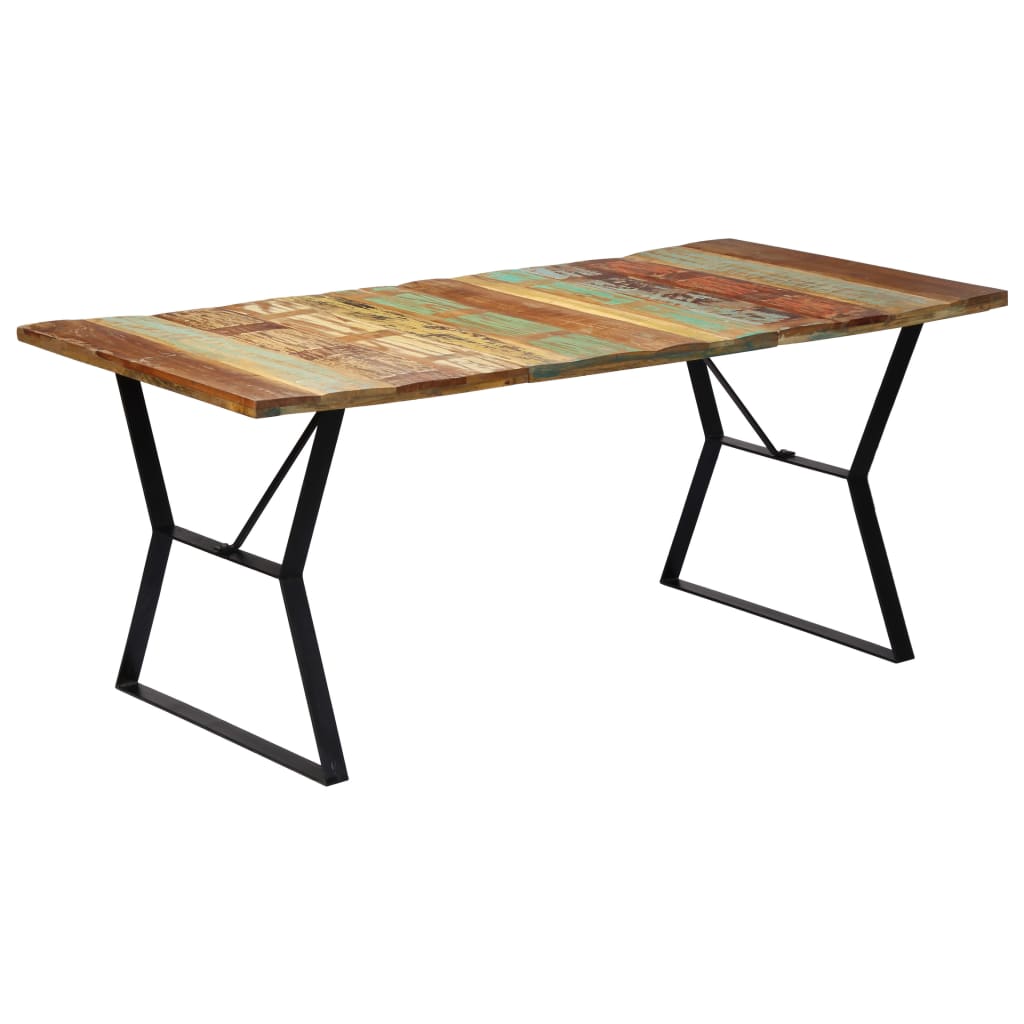 Spisebord 180x90x76 cm gjenvunnet heltre