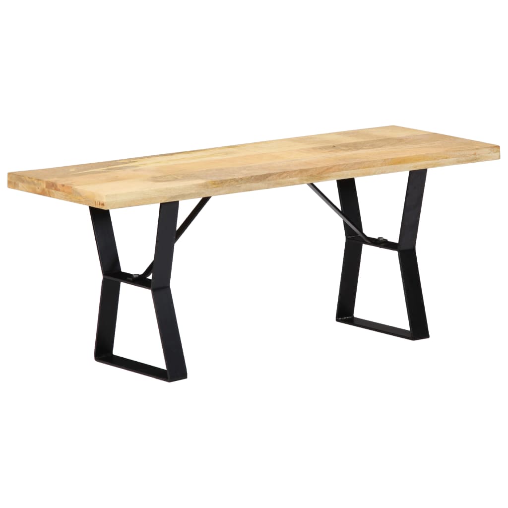 Benk 110 cm heltre mango