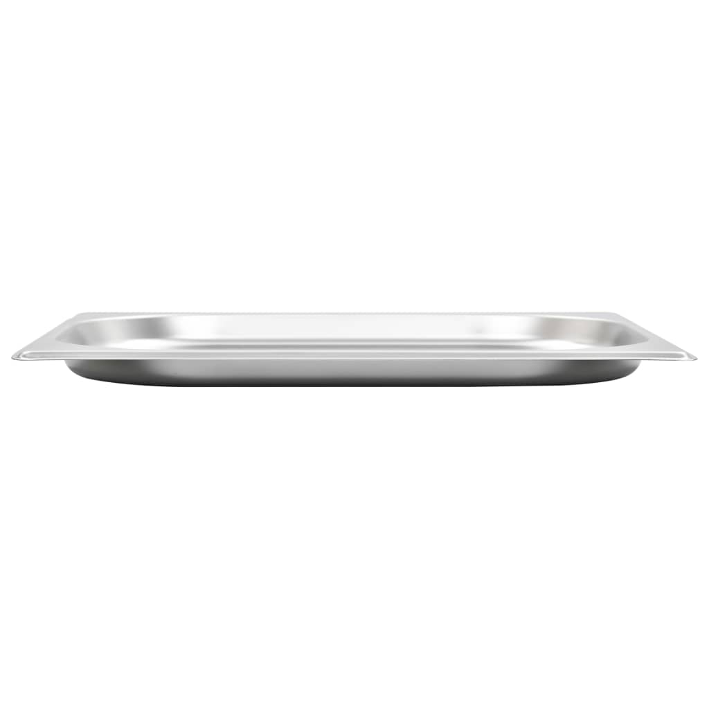 Gastronormbeholdere 8 stk GN 1/2 20 mm rustfritt stål
