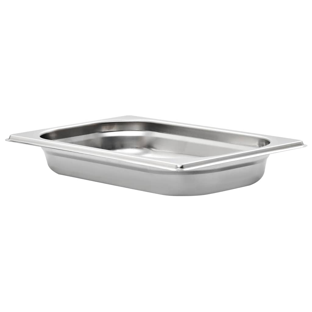 Gastronormbeholdere 12 stk GN 1/4 40 mm rustfritt stål