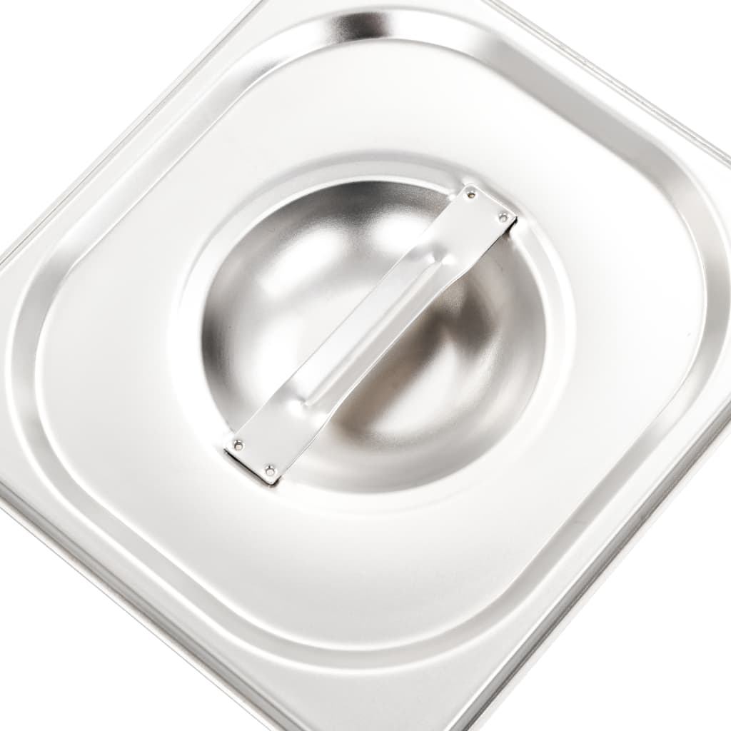 Pannelokk 8 stk GN 1/6 rustfritt stål