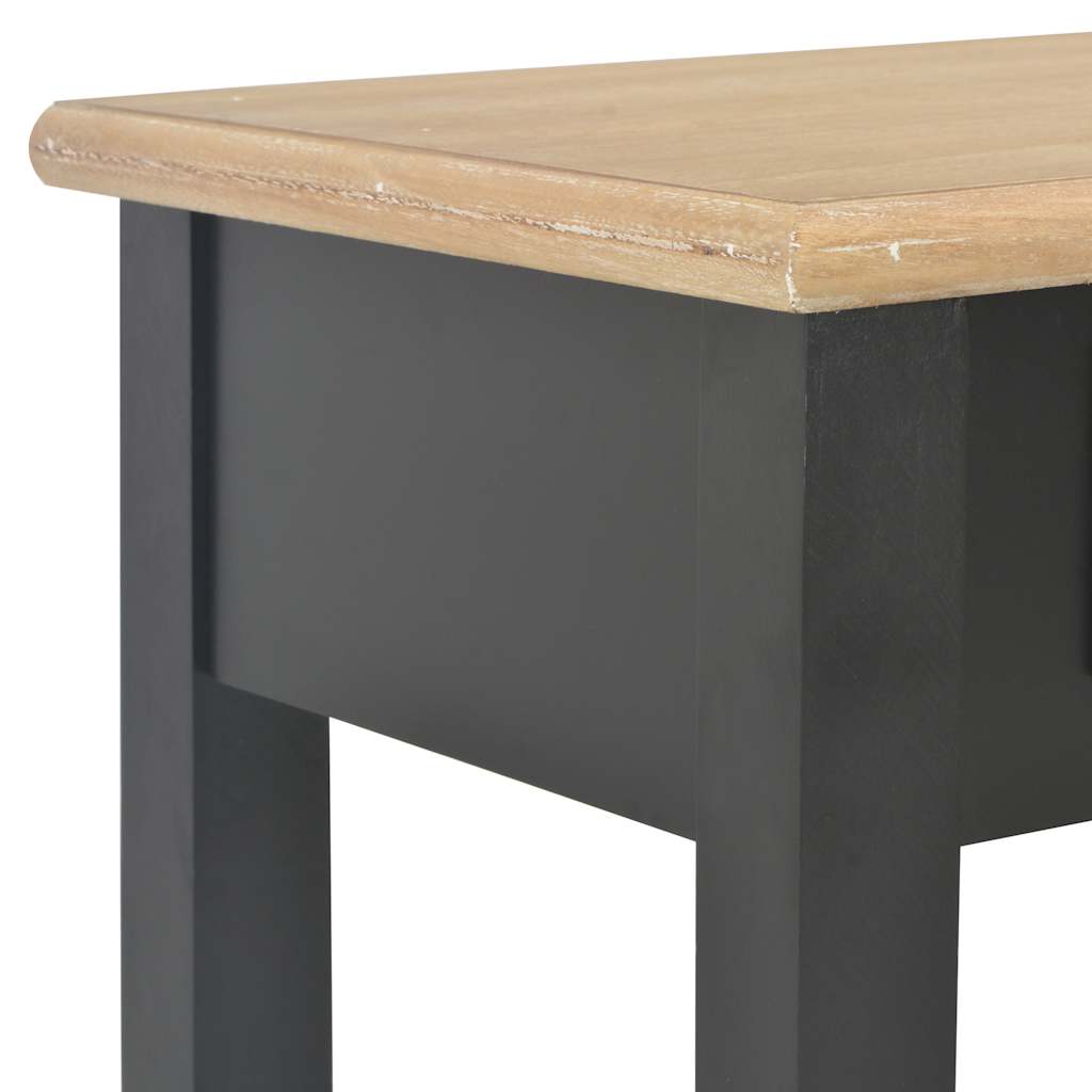 Konsollbord svart 110x35x80 cm tre vidaXL