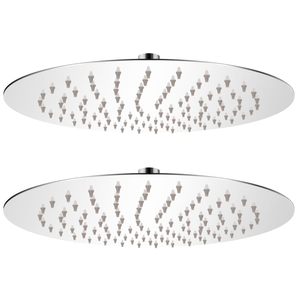 Regndusjhode 2 stk rustfritt stål Ø25 cm