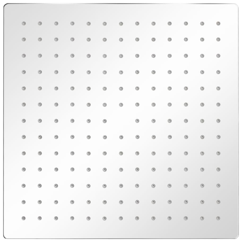 Regndusjhode 2 stk rustfritt stål 30x30 cm