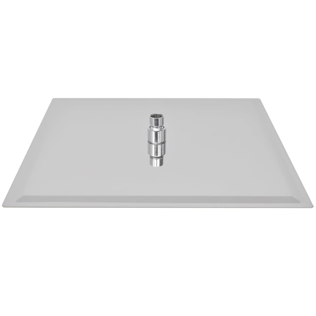 Regndusjhode 2 stk rustfritt stål 40x40 cm