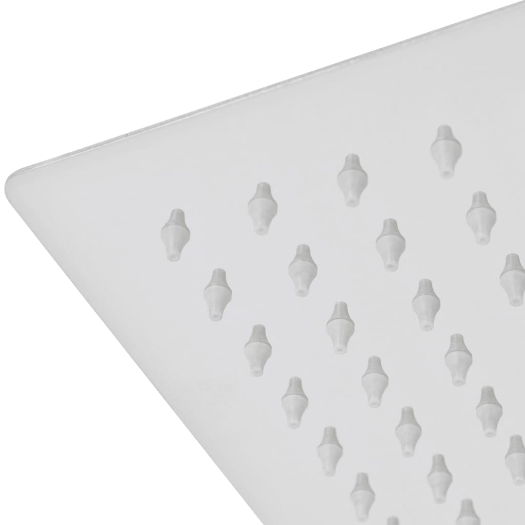 Regndusjhode 2 stk rustfritt stål 20x30 cm