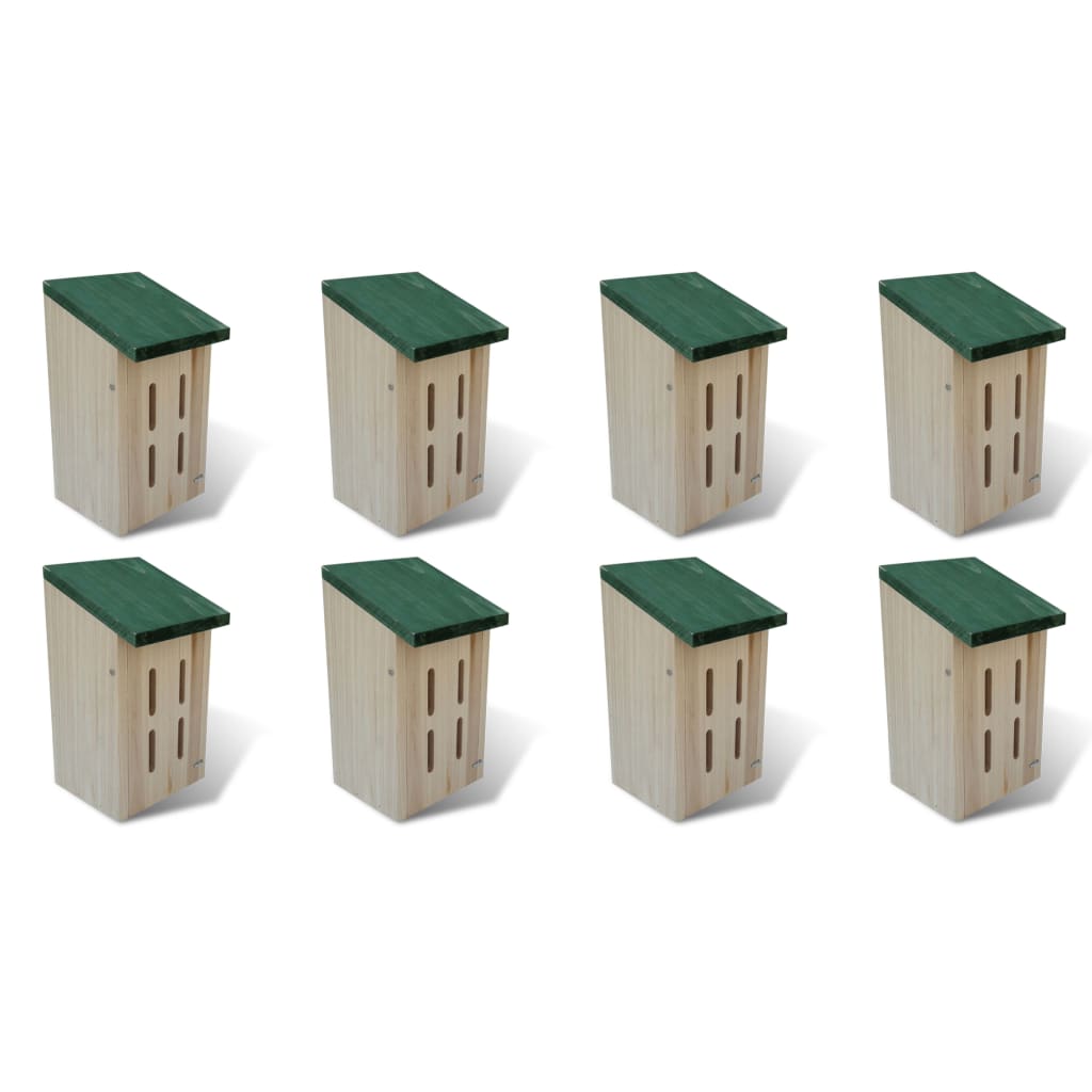 Sommerfuglhus 8 stk tre 14x15x22 cm vidaXL