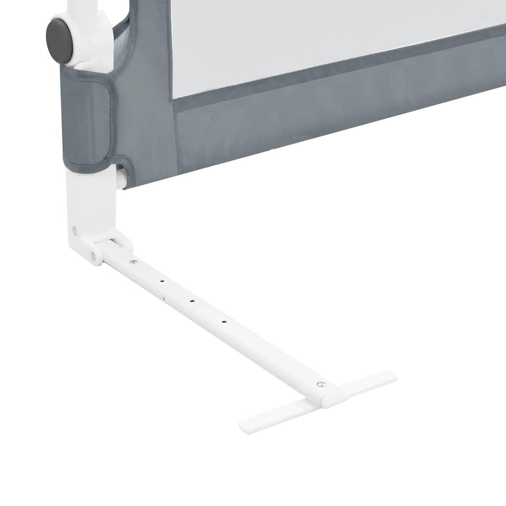 Sengehest småbarn grå 120x42 cm polyester