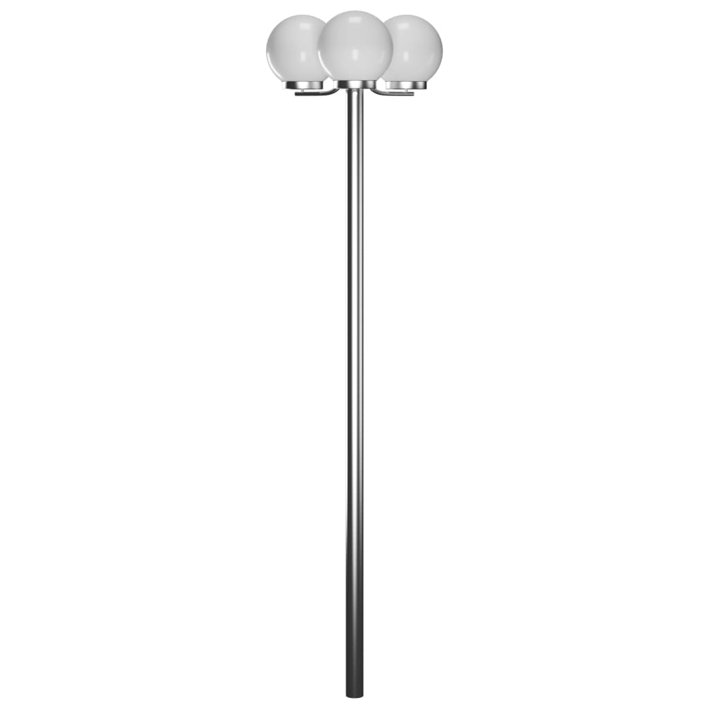Hagelyktestolpe 3 lamper 220 cm