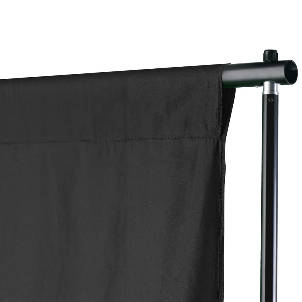 Bakgrunnssystem 500 x 300 cm svart
