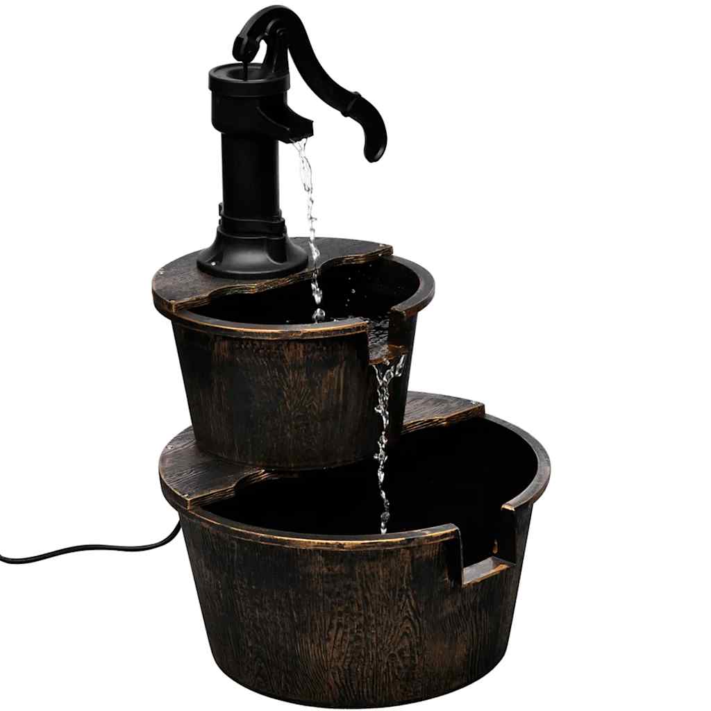 Fontene med brønnpumpedesign vidaXL