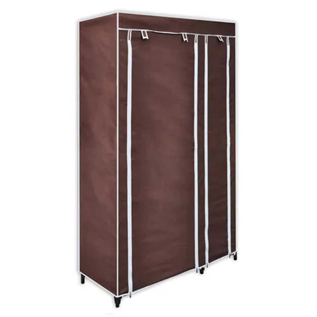 Garderober 2 stk brun stoff