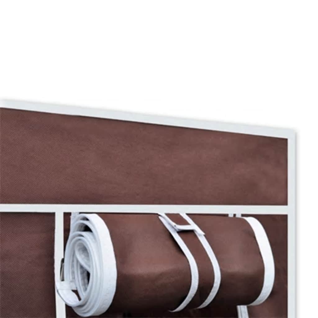 Garderober 2 stk brun stoff