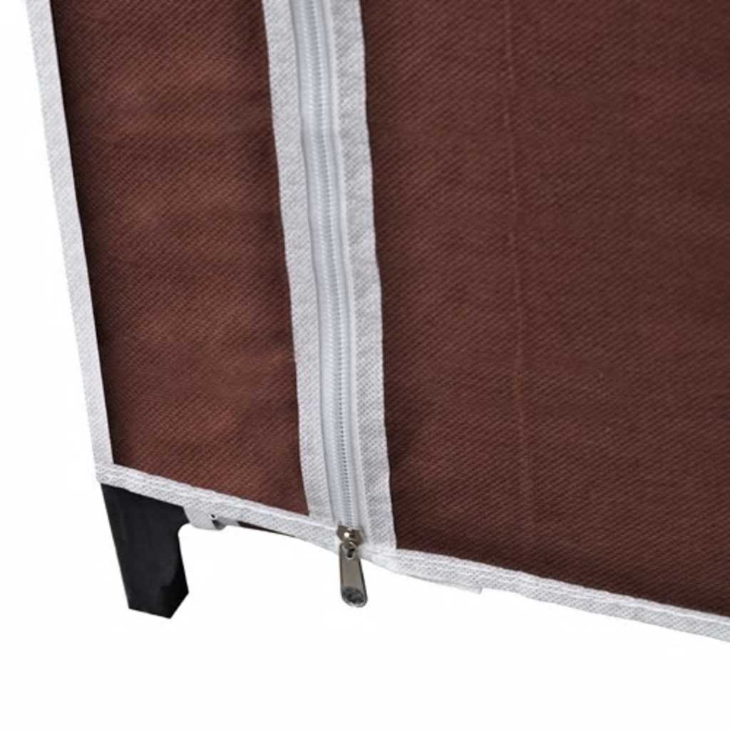 Garderober 2 stk brun stoff