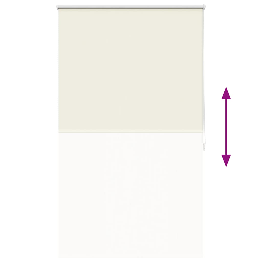 Rullegardin mørklegging 84,4x175 cm Stoffbredde 80 cm offwhite
