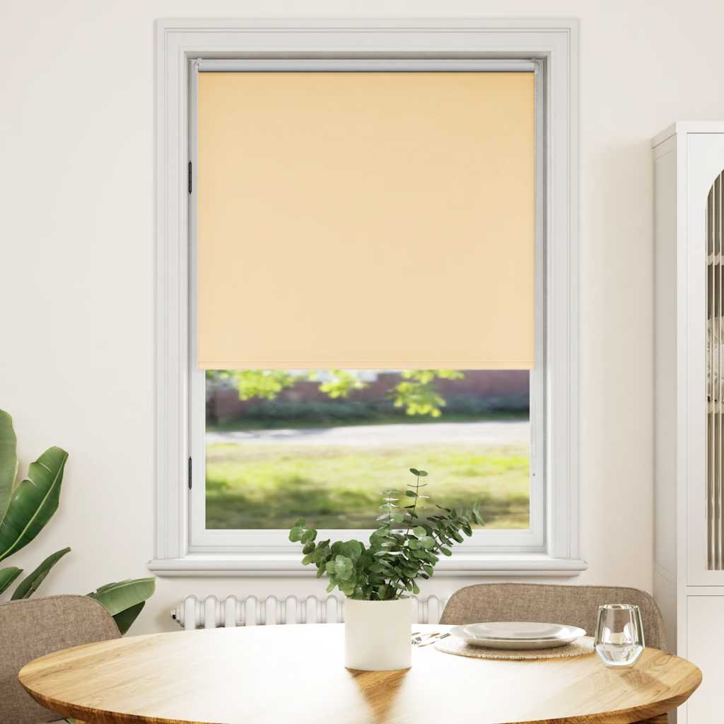 Rullegardin mørklegging 84,4x175 cm Stoffbredde 80 cm beige