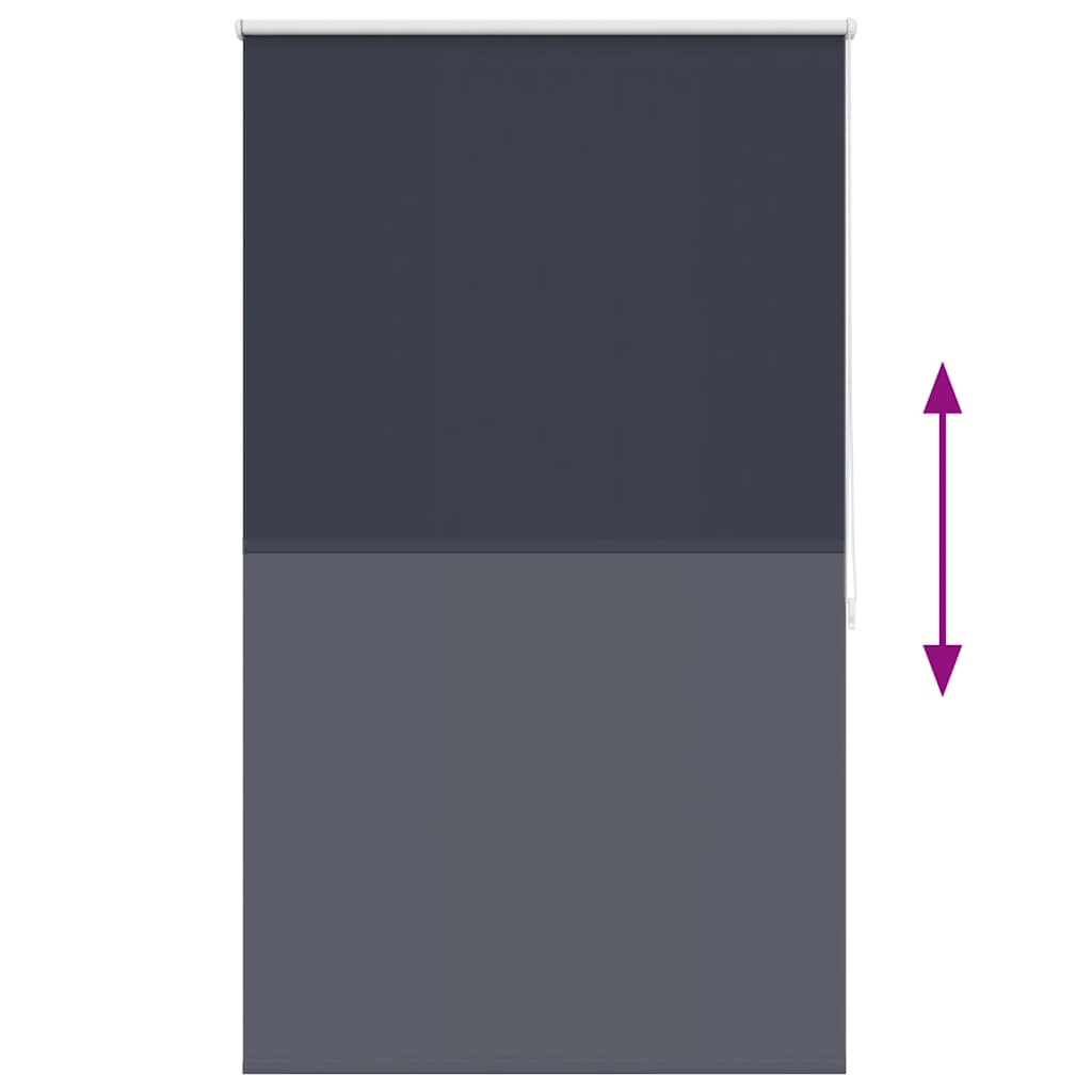 Rullegardin mørklegging 84,4x175 cm Stoffbredde 80 cm marineblå