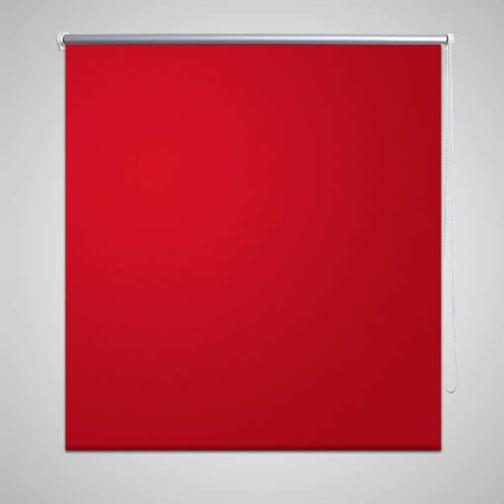 Rullegardin mørklegging 104,4x175 cm Stoffbredde 100 cm rød