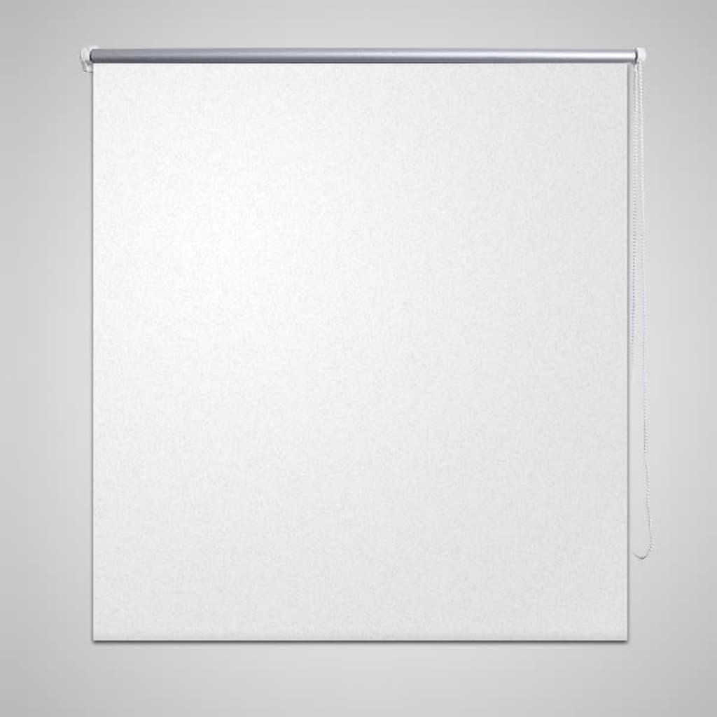 Rullegardin mørklegging 124,4x175 cm Stoffbredde 120 cm hvit