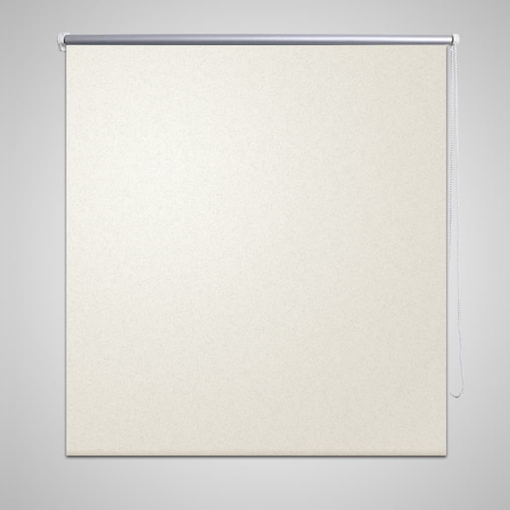 Rullegardin mørklegging 124,4x175 cm Stoffbredde 120 cm offwhite