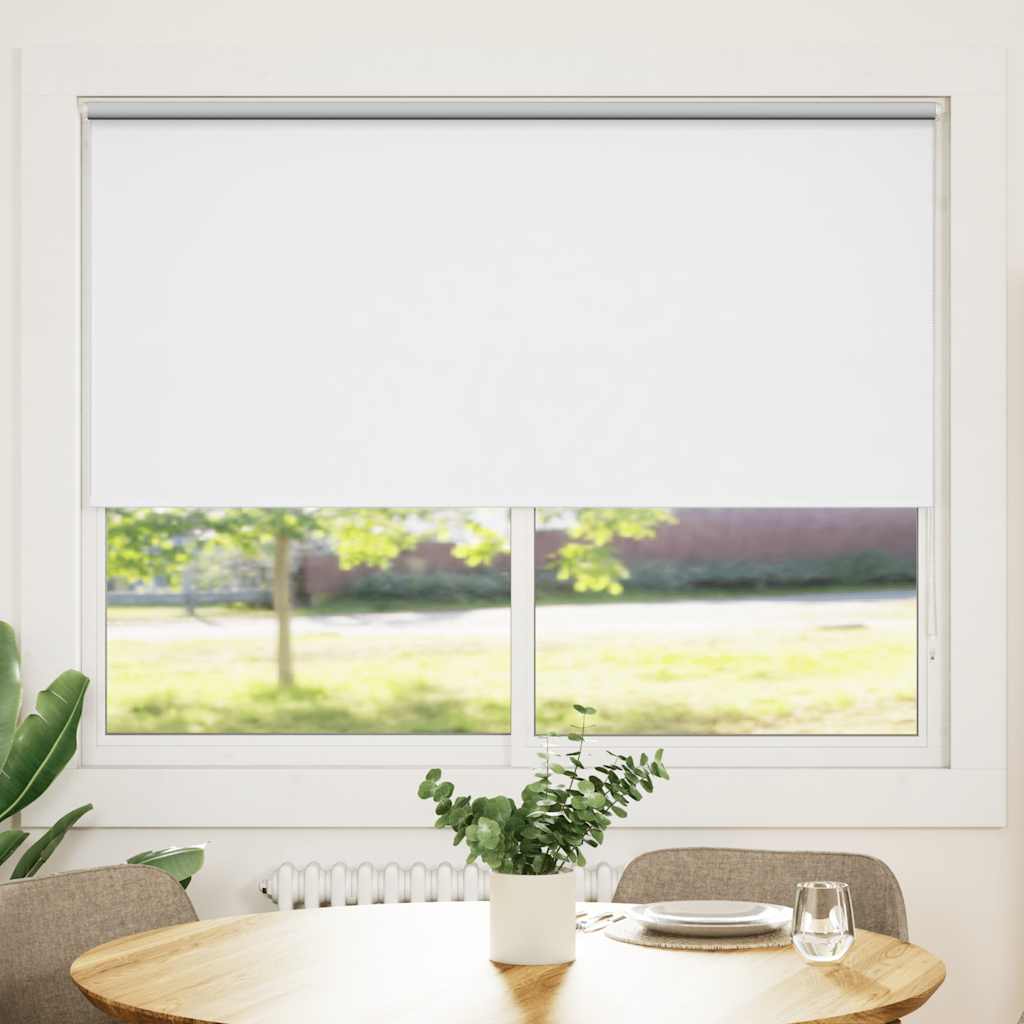 Rullegardin mørklegging 144,4x175 cm Stoffbredde 140 cm hvit
